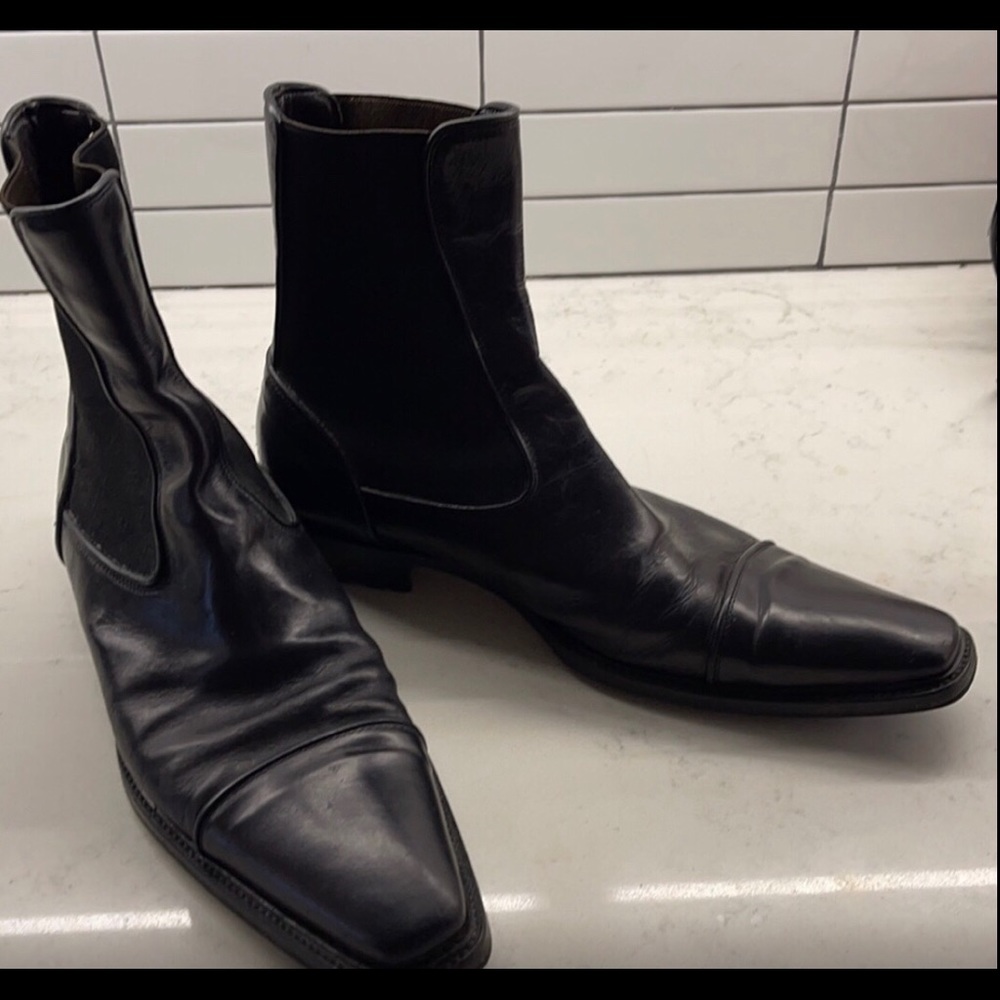 Dolce & Gabbana Leather Chelsea Boots